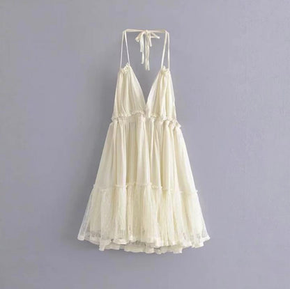Backless A-Line Dress