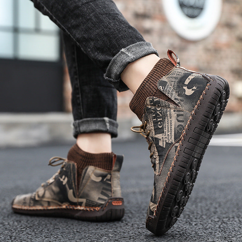 Men's Cotton Padded Boots