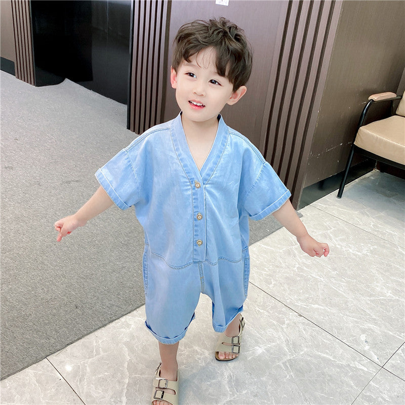 Boys Cotton Romper