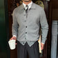 Slim Wool Knitted Vintage Cardigan For Men