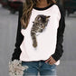 Kitty Cat Crew Neck Sweatshirt