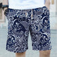 Linen Printed Summer Shorts