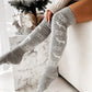 Winter Snowflake Jacquard Stocking