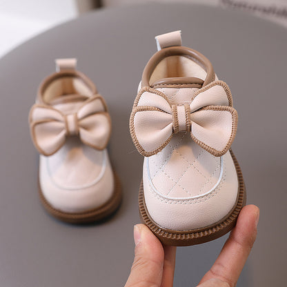 Baby Girl's Cotton Bow Shoes
