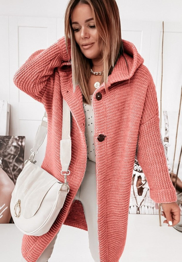 Plus Size Loose Commuting Cardigan For Women