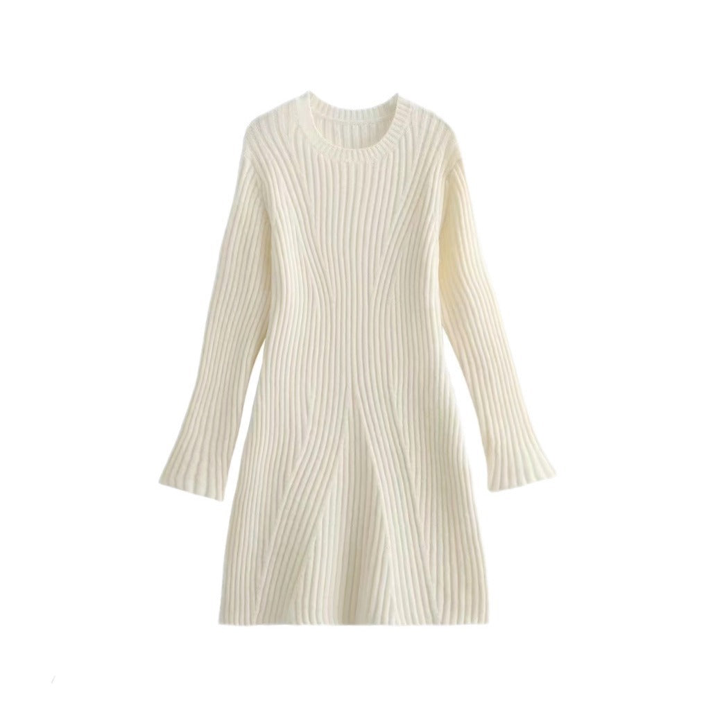 Women's Ribbed Sweater Dress