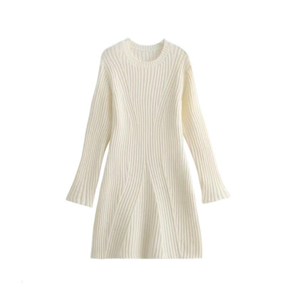 Women's Ribbed Sweater Dress