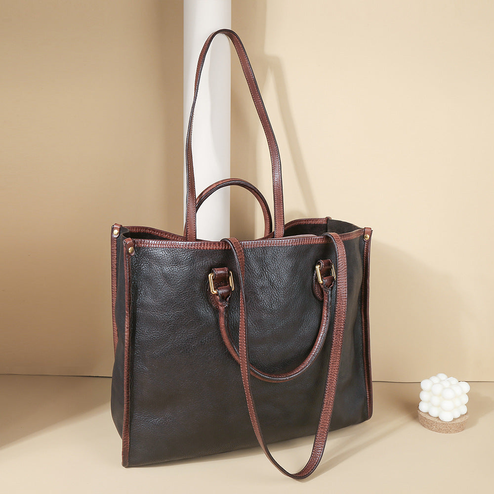 Women's Retro Leather Multi-functional Shoulder Bag