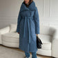 Women's Large Lapel Long Coat