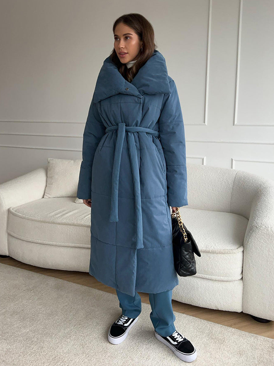 Women's Large Lapel Long Coat