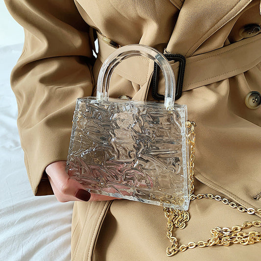 Mini Transparent Chain Bag