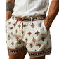 Men's Vintage Printed Shorts