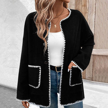Women's Detailed Pocket Coat
