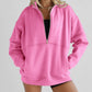 Zipper Pocket Casual Exercise Hoodie For Women