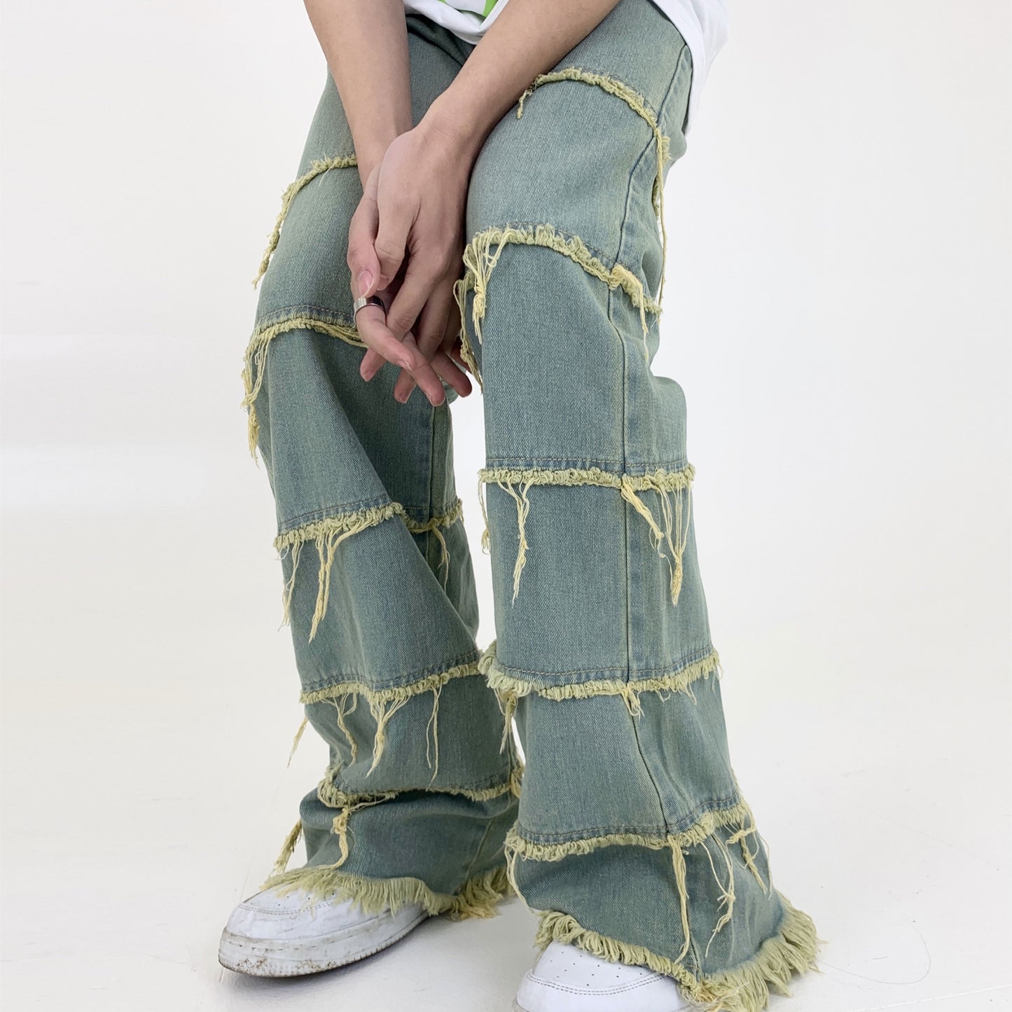 Men's Retro Washed Jeans