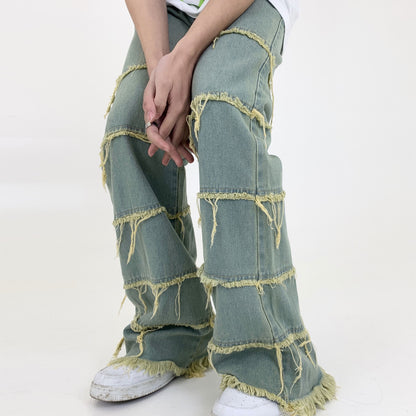 Men's Retro Washed Jeans