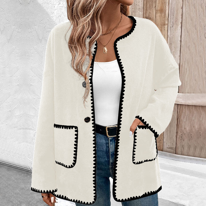 Women's Detailed Pocket Coat