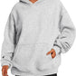 Solid Color Oversized Hoodie For Women