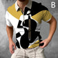 Men's Face Art Printed Short Sleeve T-shirts