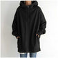 Oversized Long Sleeve Zipper Hoodie For Women