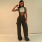 Y2K Denim Overalls