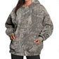 Camouflage Maple Leaf Print Sports Hoodie For Women