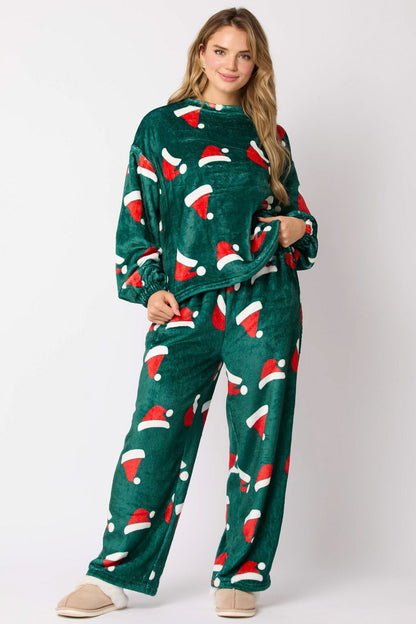 Women's Flannel Christmas Pajama Set