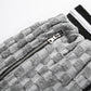 Knitted Jacquard Chessboard Shorts