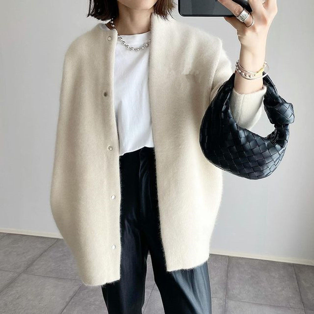 Single Breasted Knitted Cardigan