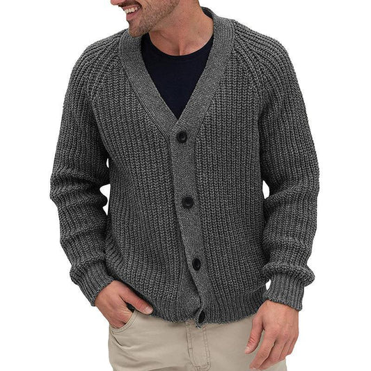 Men's Ribbed Cardigan