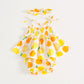 Girl's Lemon Suspender Dress
