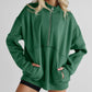 Zipper Pocket Casual Exercise Hoodie For Women