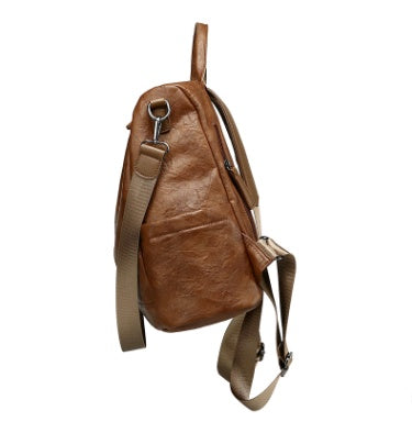 Leather Travel Backpack