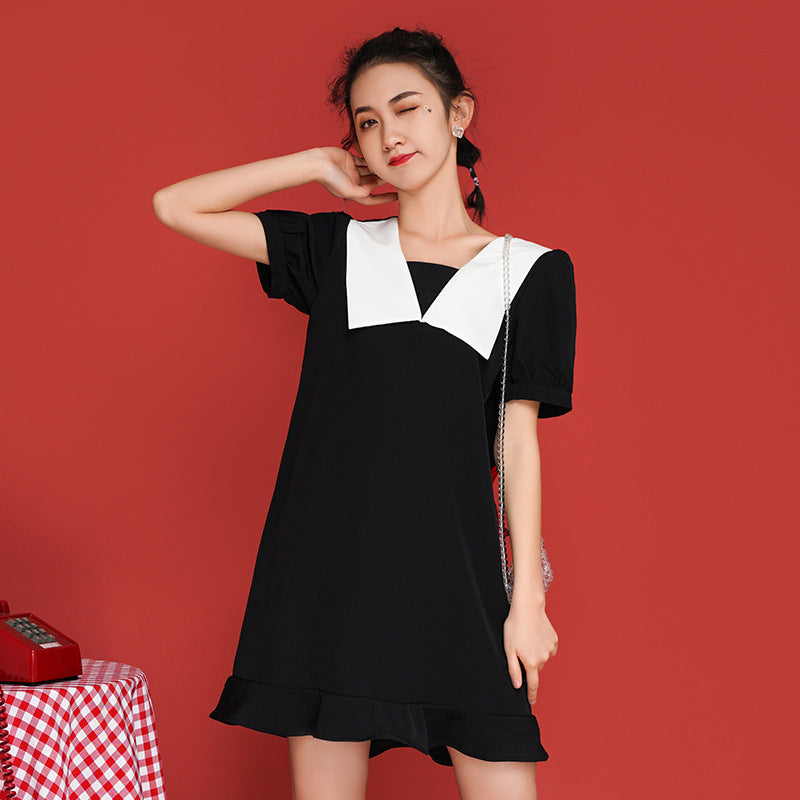Girls Puff Sleeve Harajuku Dresses