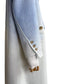 Women's Wool Coat (Blue Gradient White)