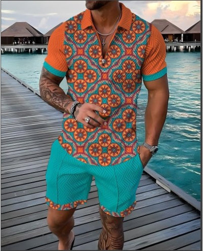 Men's Short Sleeve 2 Pcs