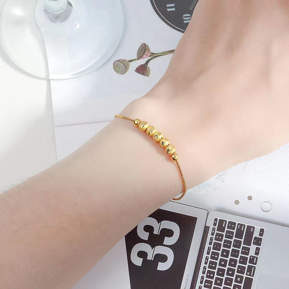 Heart-shaped Lucky Beads Bracelet / Necklace