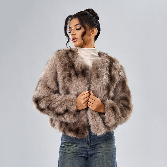Women's Casual Fox Fur Jacket