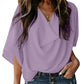Cold Neck Chiffon Top