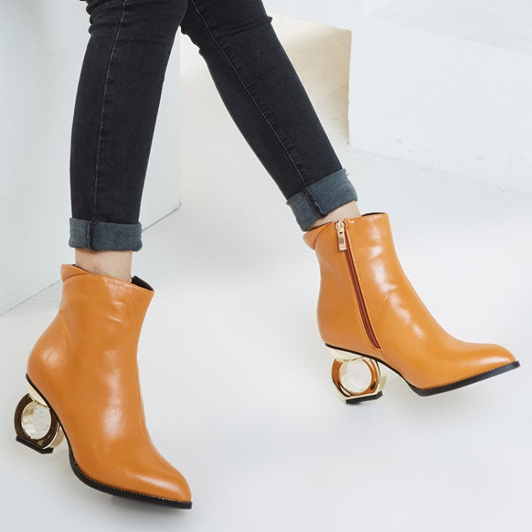Elegant Ladies Short Boots