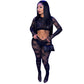Midriff-baring Lace Jumpsuit