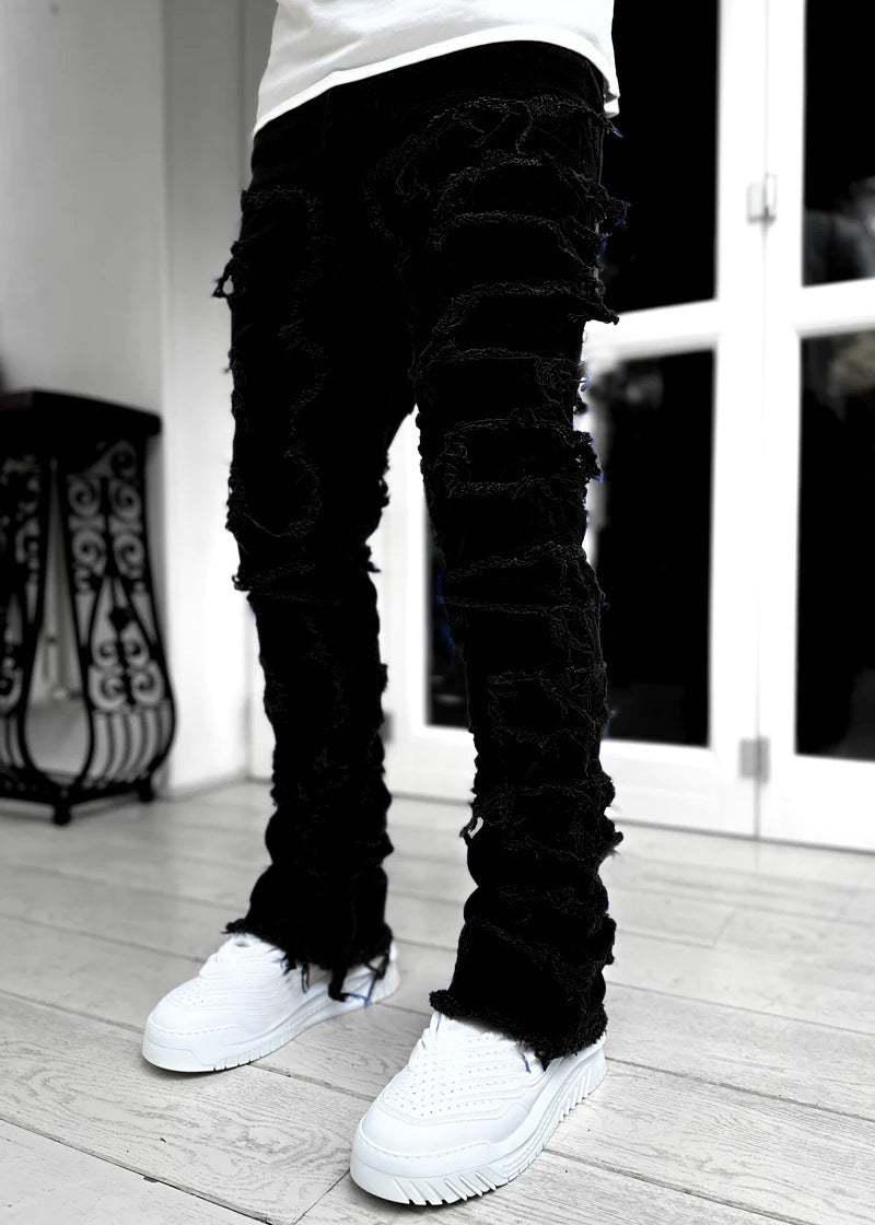 Men's Stacked fitted Jeans