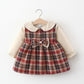 Girls Cotton Tartan Dress