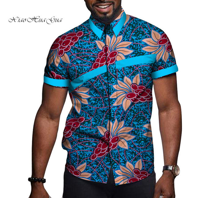 Men's African Print Sports Shirt