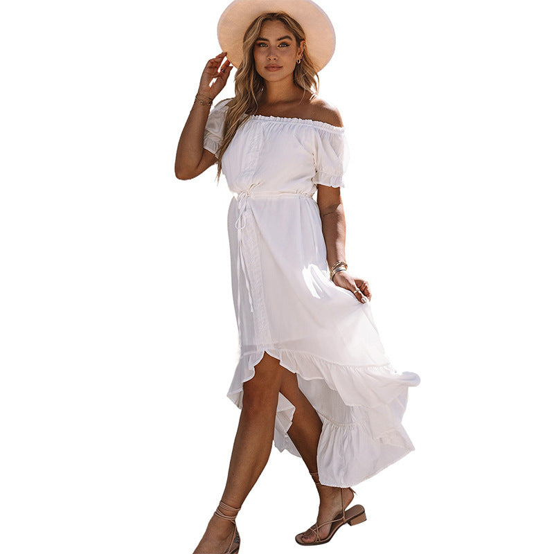 Wildly Irregular Cinched Dress