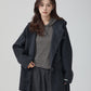 women's Hooded Wool Coat