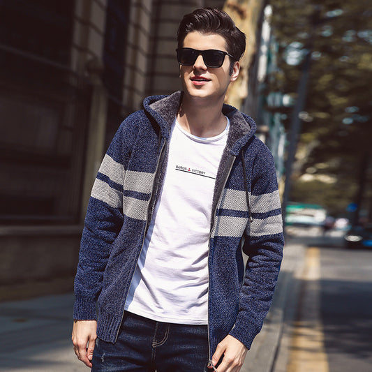 Men's Hooded Cardigan