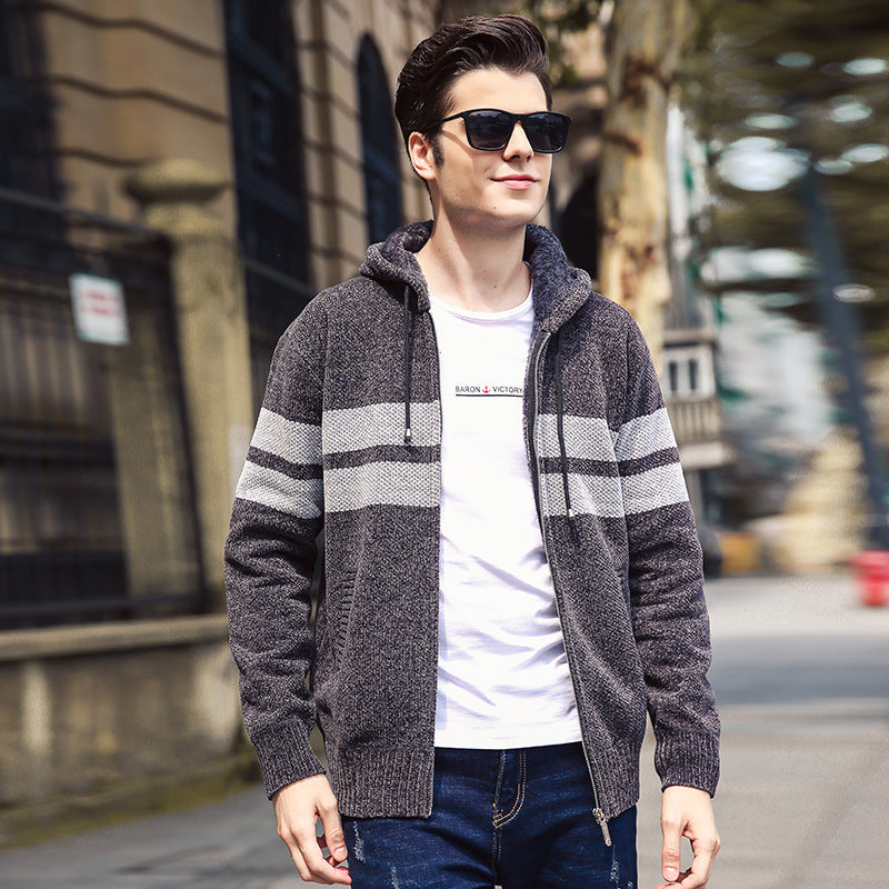 Men's Hooded Cardigan