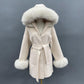 Fur Wool Winter Coat