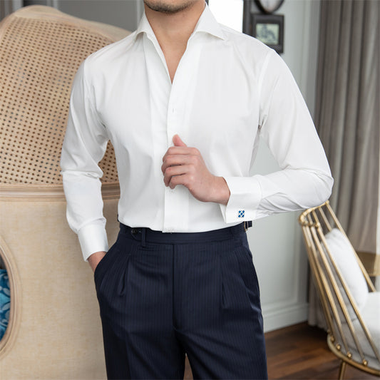 Windsor Collar White Shirt